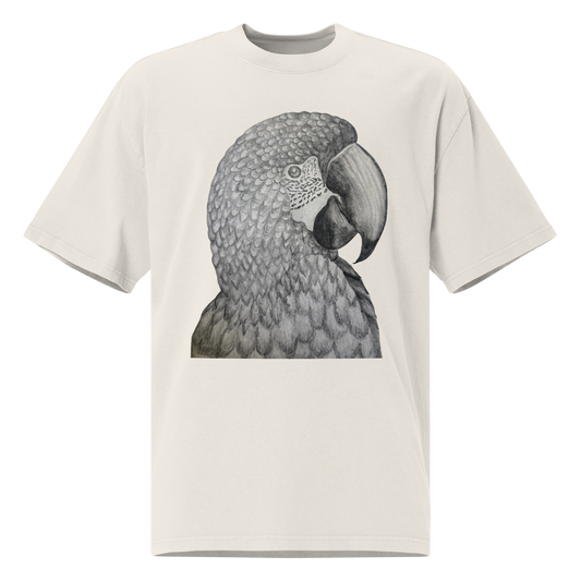 Parrot | Oversized Cotton T-shirt