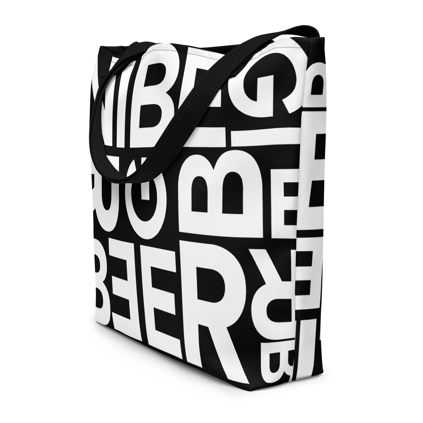 white letters | bag