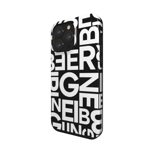 white letters | double layer phone cover