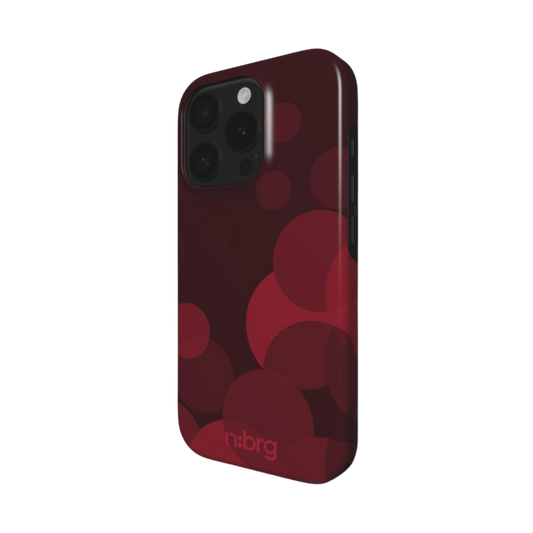 burgundy water | double layer phone case