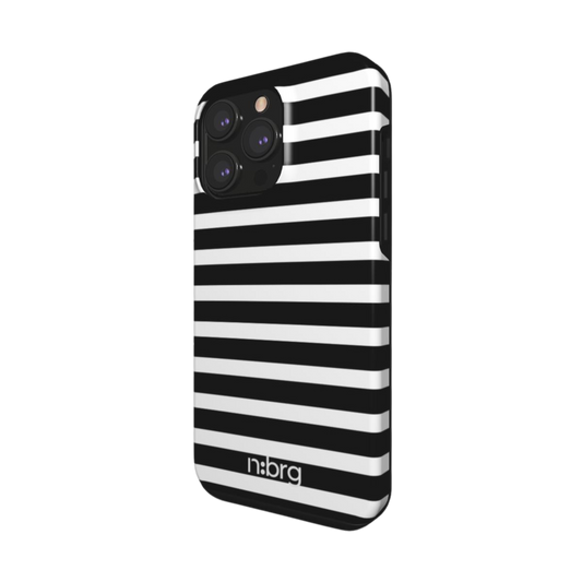 black and white lines | double layer phone cover
