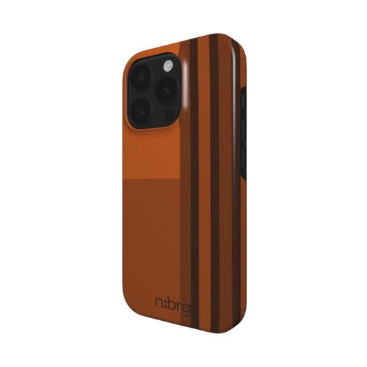 orange stripes | double layer phone cover