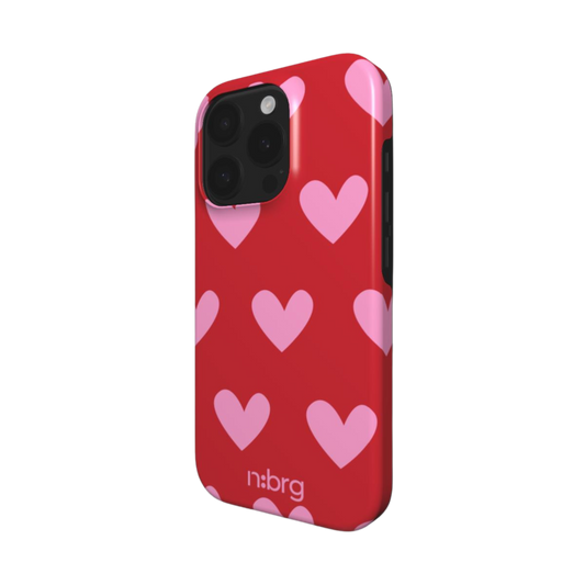 pink hearts | phone case