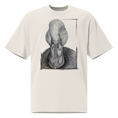 Pīle | Oversized Kokvilnas t-krekls