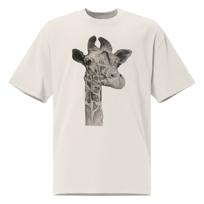 Žirafe | Oversized Kokvilnas t-krekls