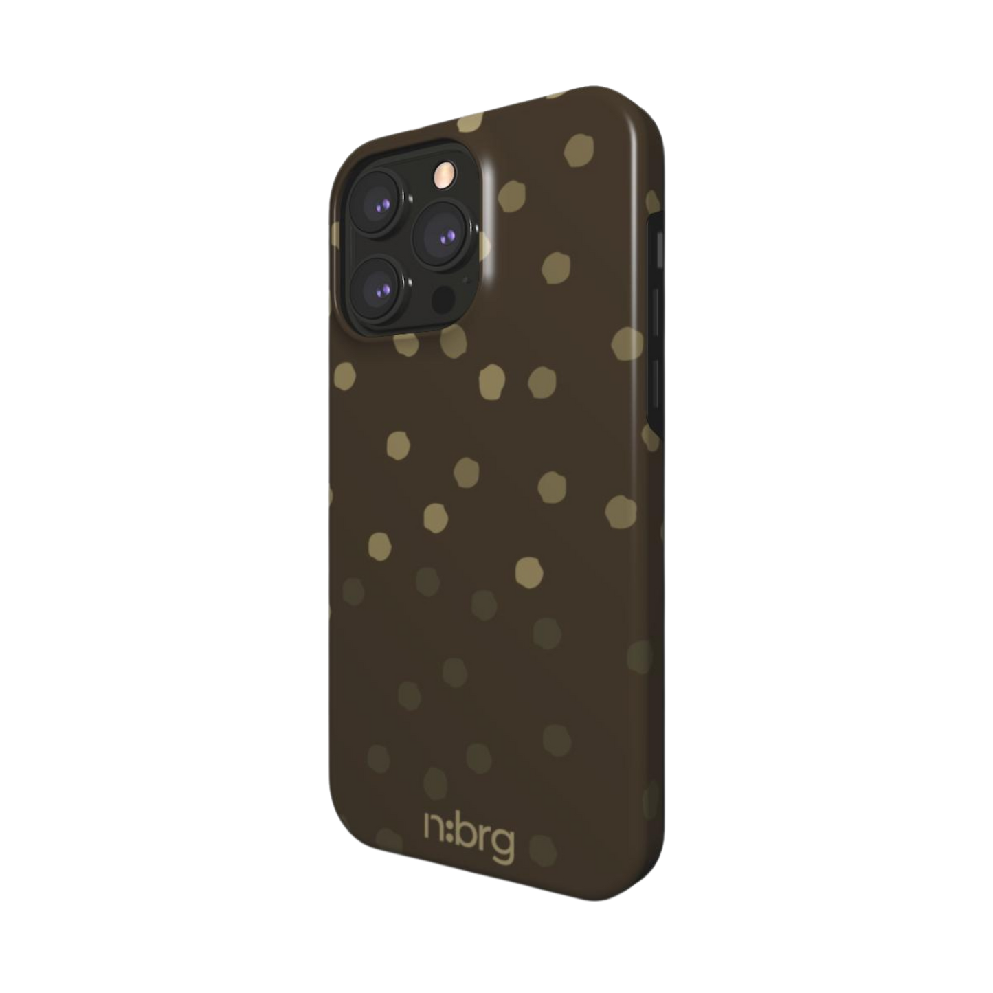 khaki dots | double layer phone cover