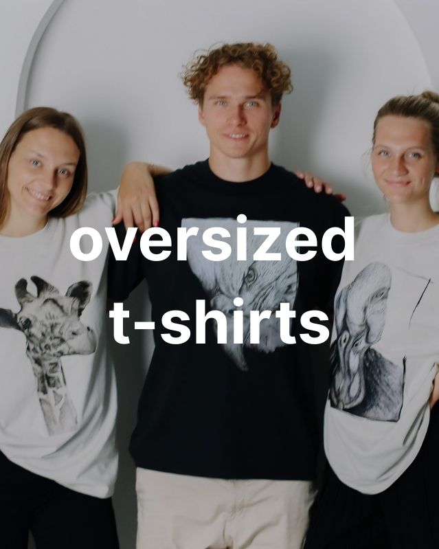 Oversized shirts category / collection