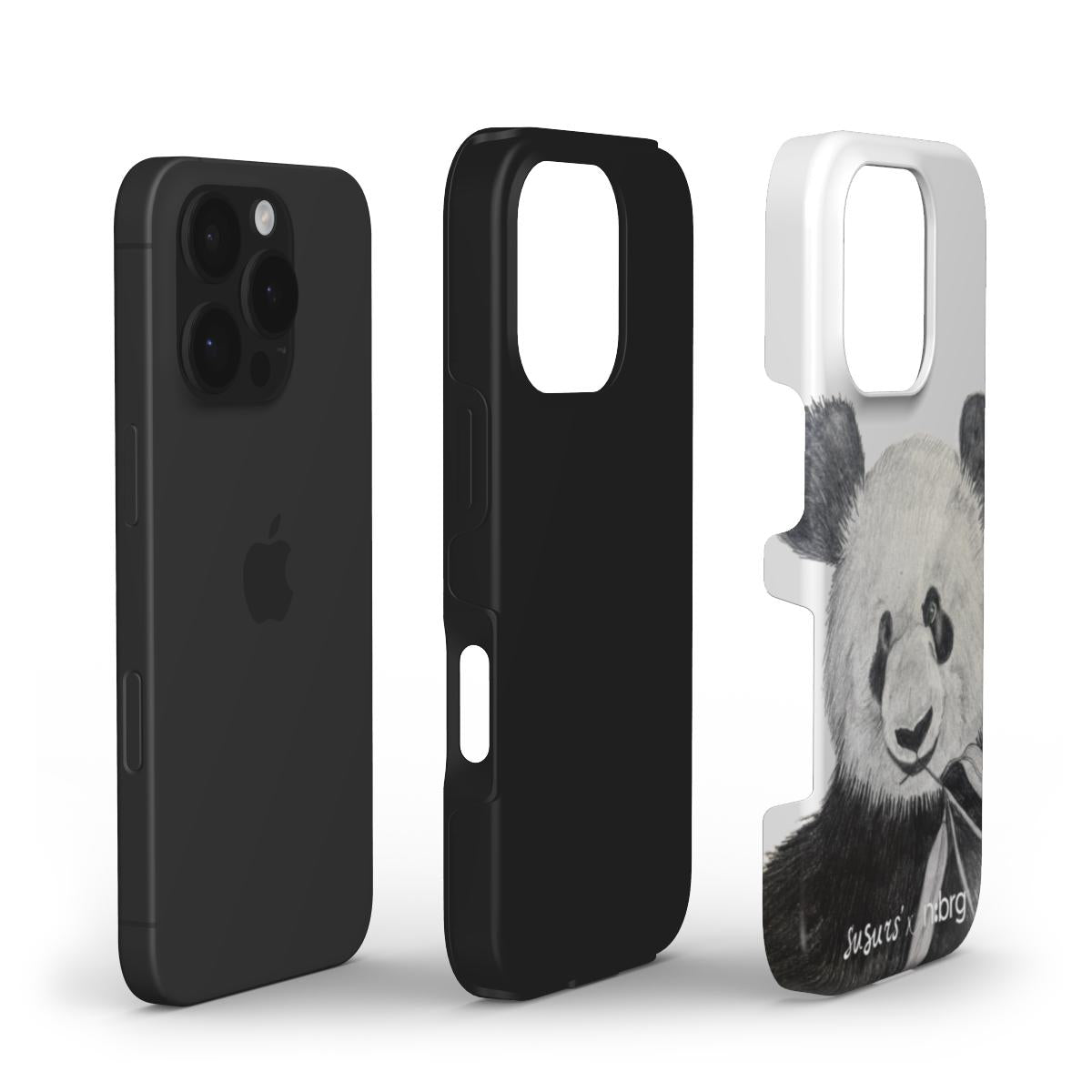 Panda | apple telefona dubultslāņu vāciņš