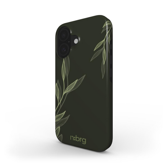 Dark Leaf | Apple Phone Dual Layer Case