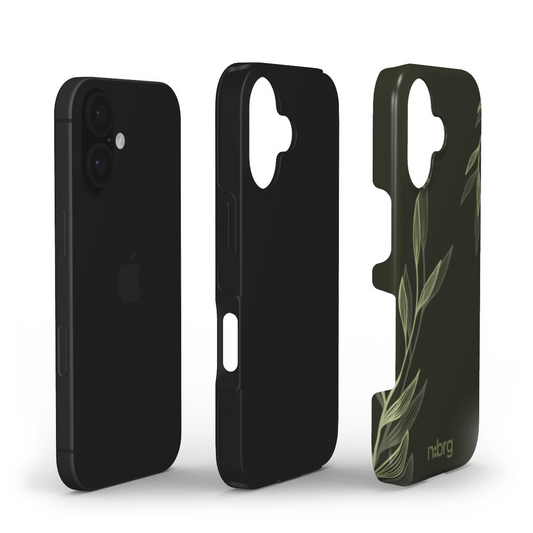 Dark Leaf | Apple Phone Dual Layer Case